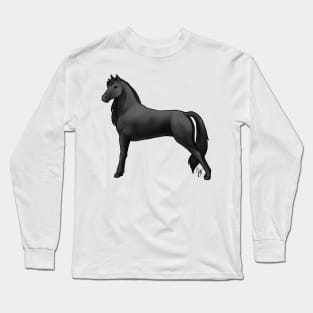 Horse - Morgan - Black Long Sleeve T-Shirt